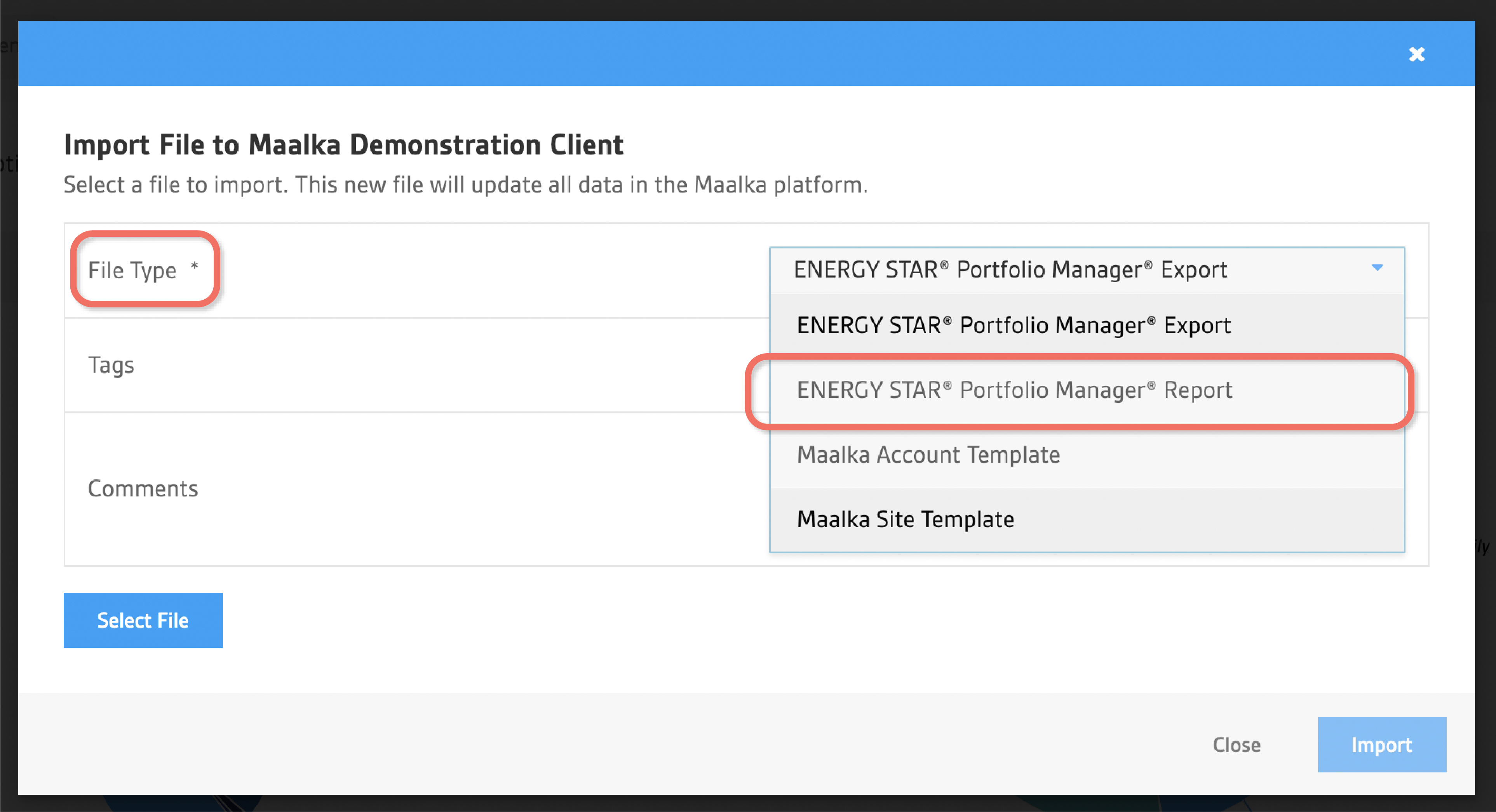 Add New Site Modal