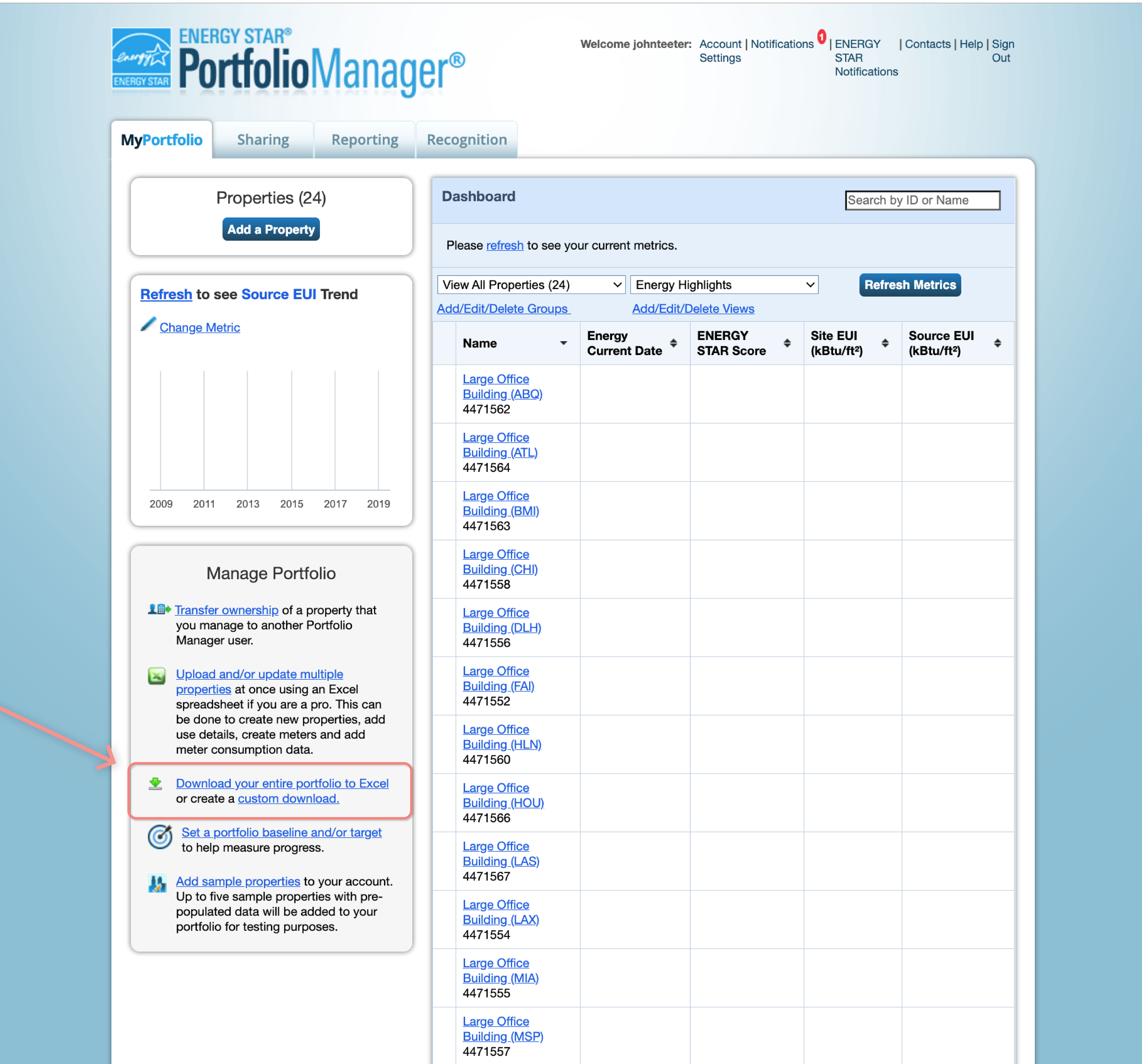 Add New Site Modal