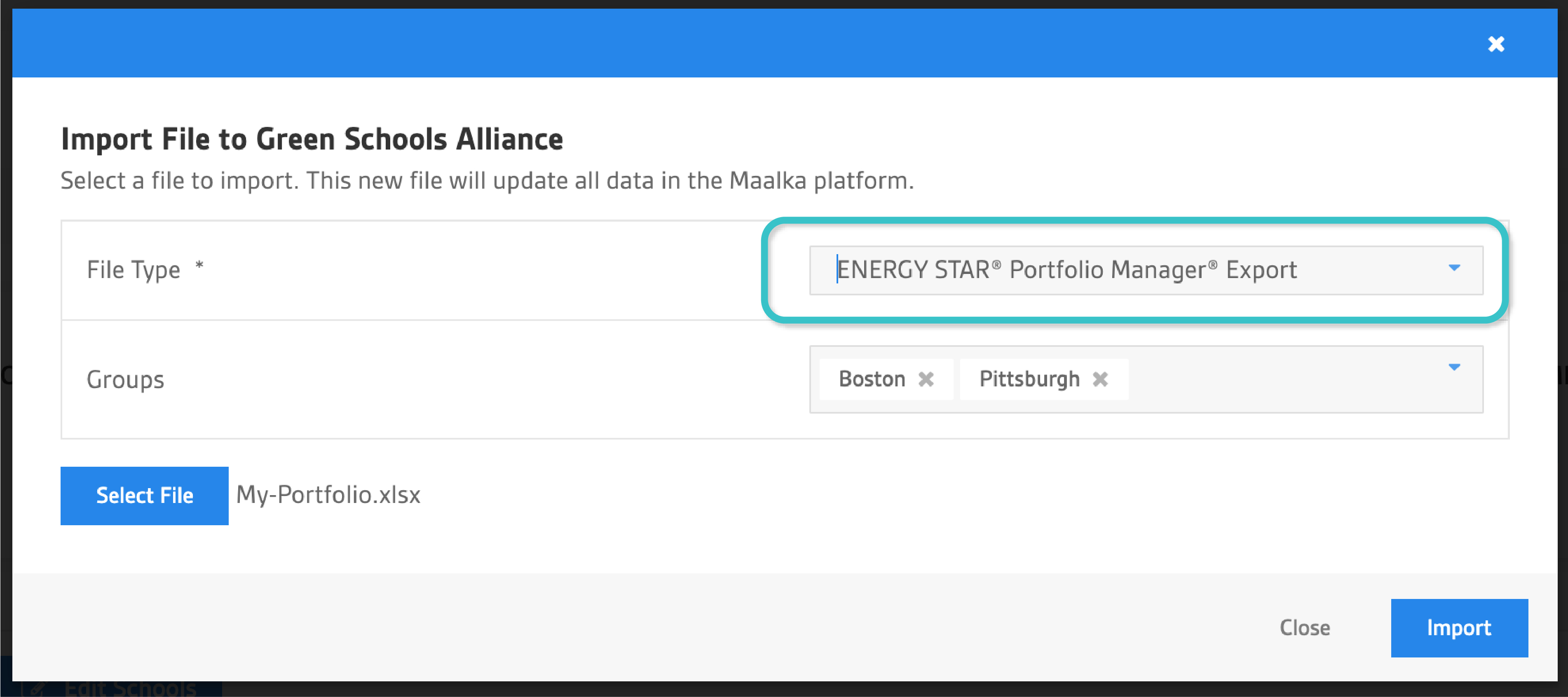 Add New Site Modal