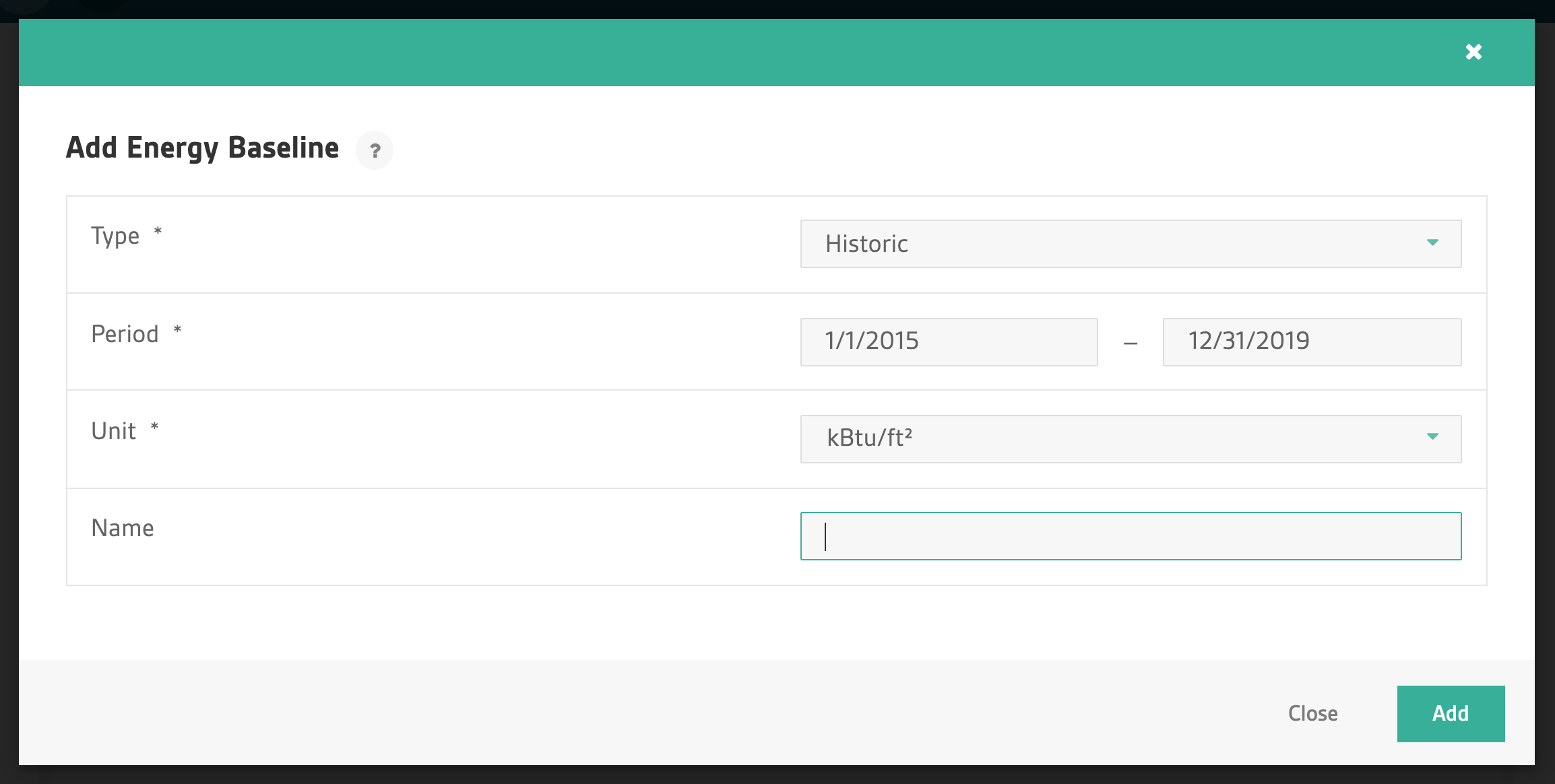 Add New Site Modal