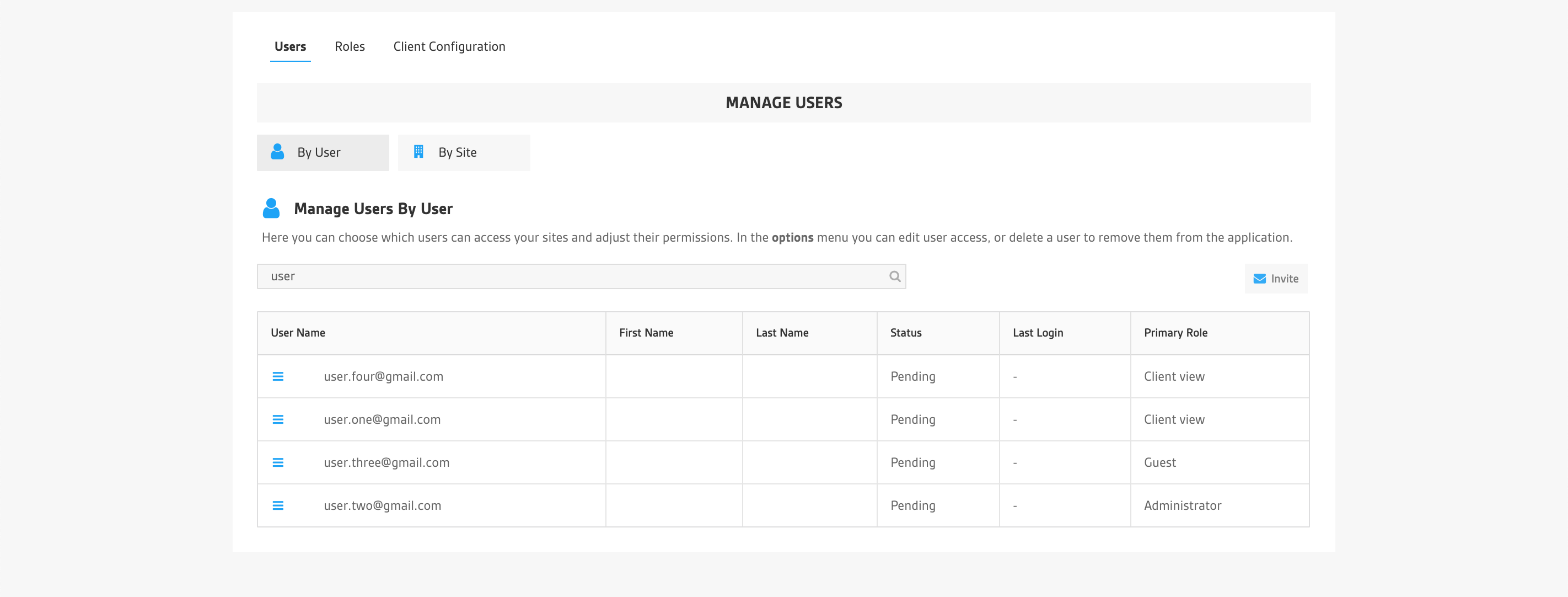 Add New Site Modal