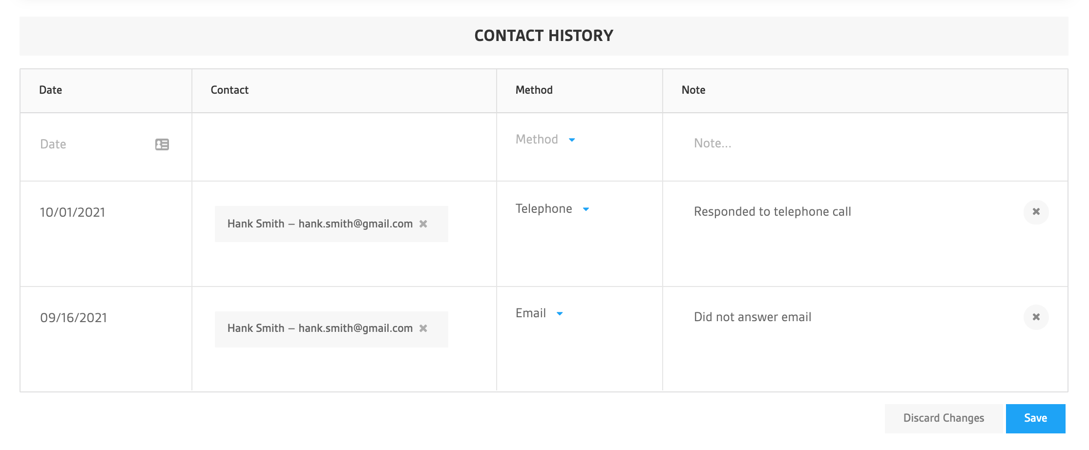 Add New Site Modal