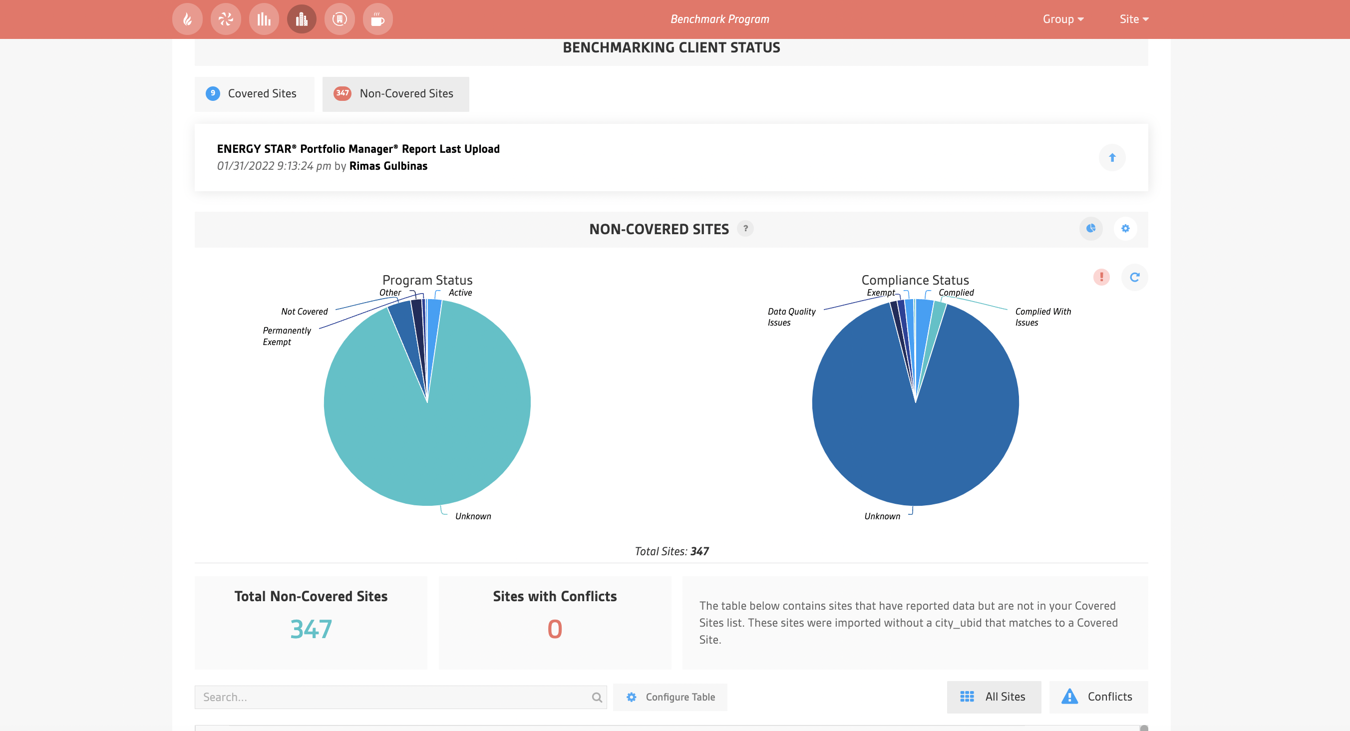 Add New Site Modal