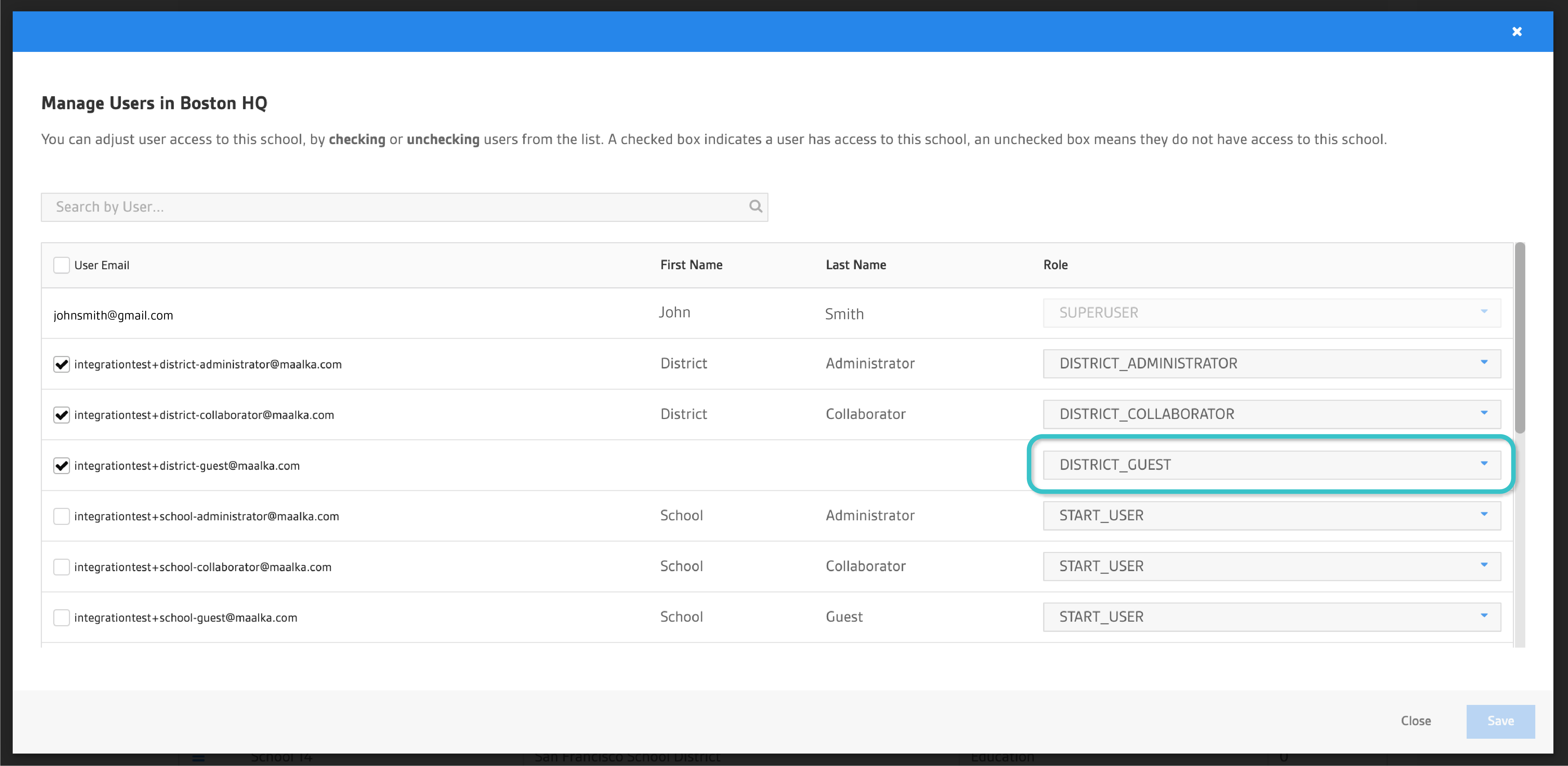 Add New Site Modal