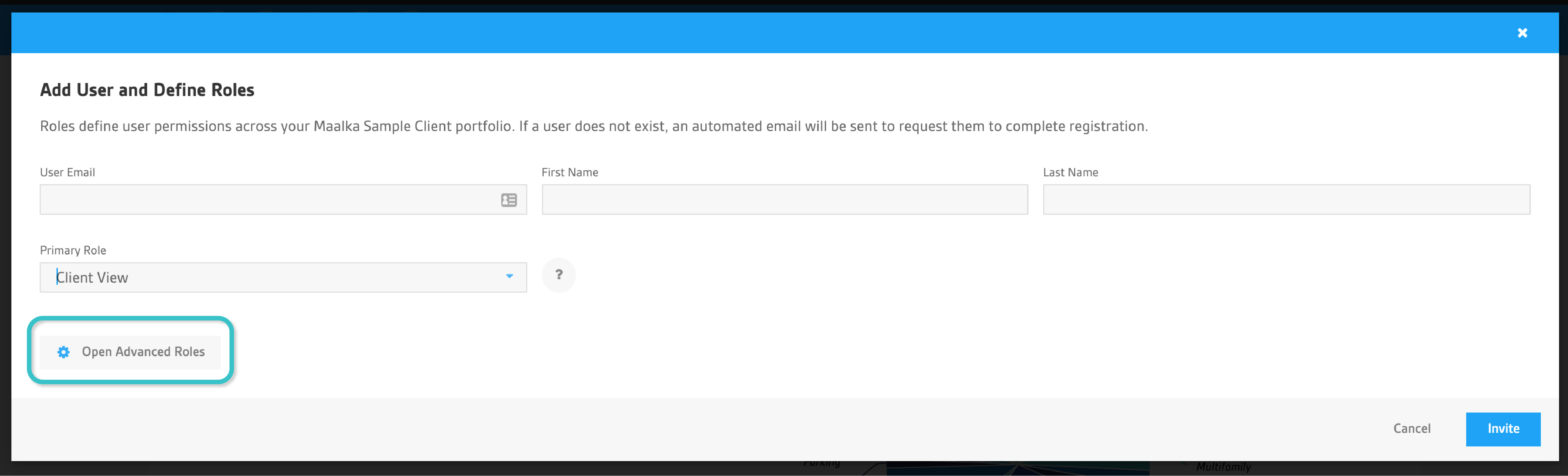 Add New Site Modal