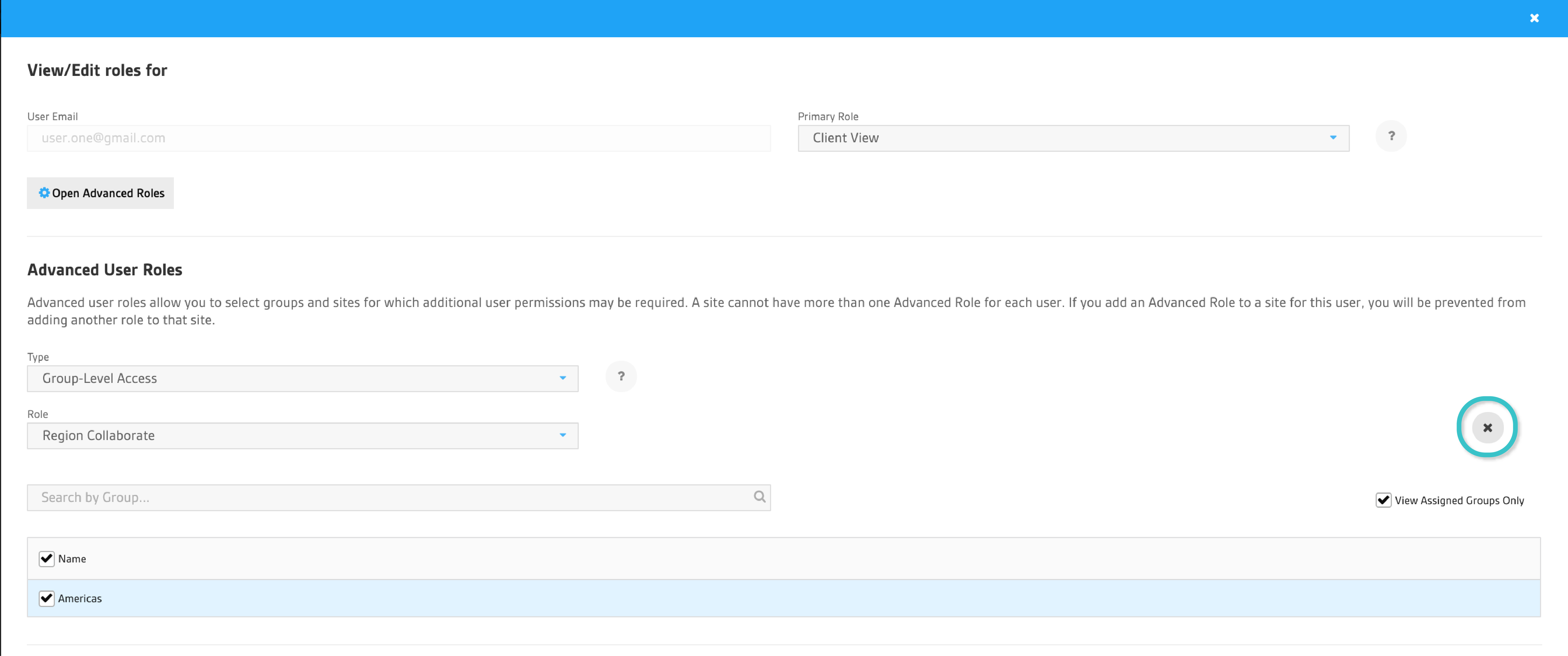 Add New Site Modal