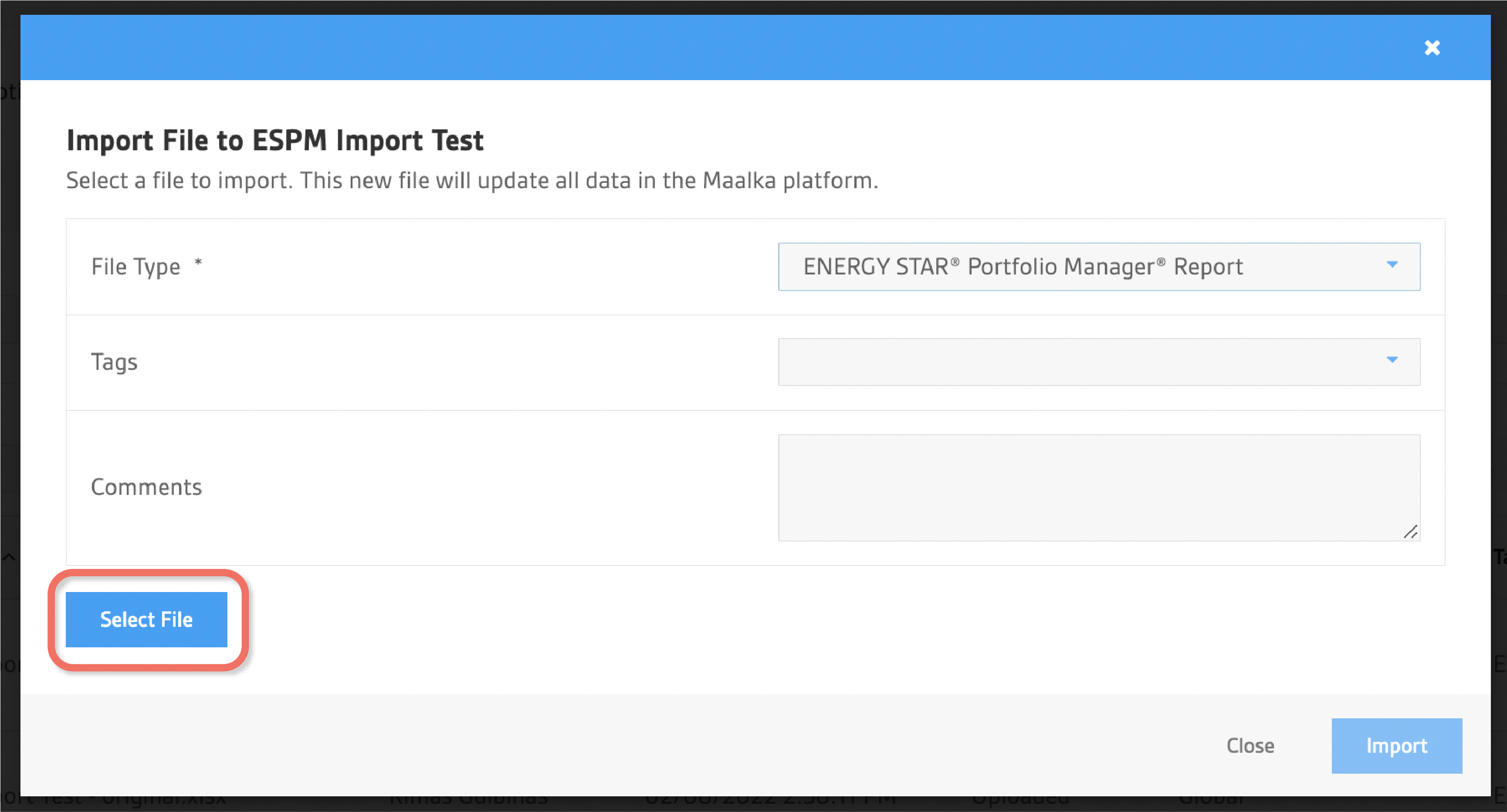 Add New Site Modal
